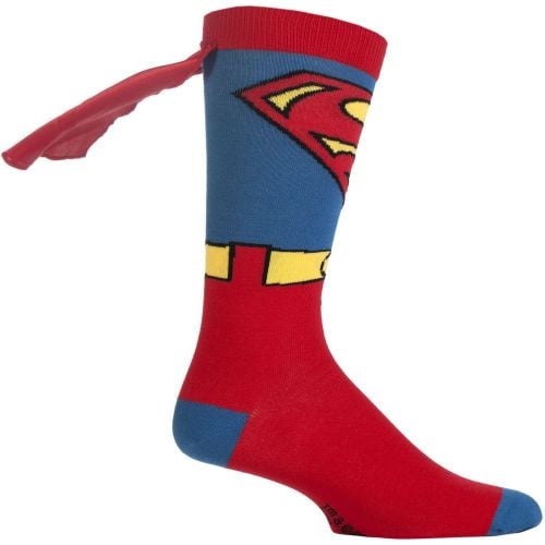 Pair Superman Cape Socks Men's 11-13 Mens - Film & TV Characters - Modalova