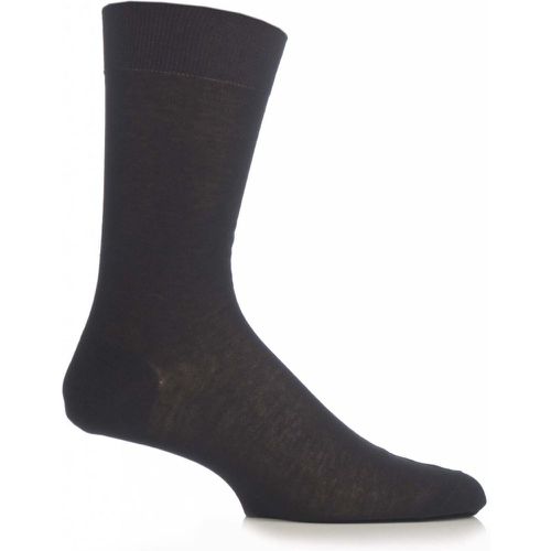 Pair Plain 100% Cotton Lisle Socks Men's 8-8.5 Mens - Pantherella - Modalova