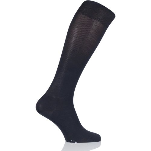 Pair Navy Ultra Energising Cotton Compression Socks Men's 5.5-6.5 Mens (36-40cm Calf Width) - Falke - Modalova