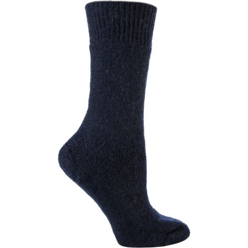 Pair Navy of London Mohair Boot Socks With Cushioning Unisex 4-7 Unisex - SOCKSHOP of London - Modalova