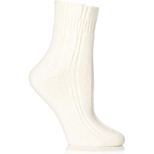 Pair Cream Angora Bed Socks Ladies 2.5-5 Ladies - Falke - Modalova