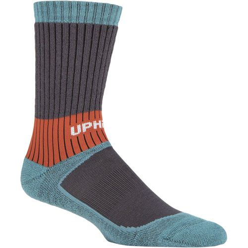 UpHillSport 1 Pair Vaaru 4 Layer Merino Wool Trekking Socks Charcoal 8.5-11 Unisex - Uphill Sport - Modalova