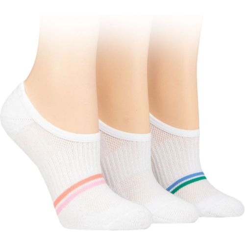 Ladies 3 Pair Cotton Sports Shoe Liner Socks UK 4-8 - Pringle - Modalova