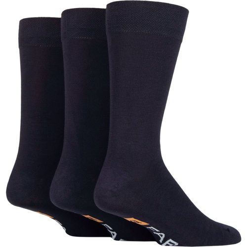 Pair Navy Luxury Bamboo Plain Socks Men's 6-11 Mens - Farah - Modalova