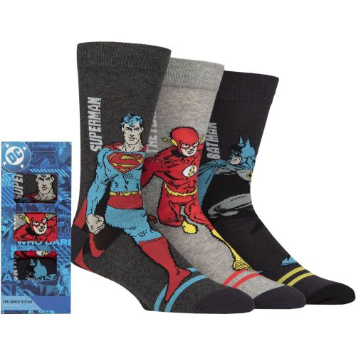 Holy cotton socks (as opposed to ‘holey’ cotton socks that is)! The big three superheroes of DC comics are here to save the day in this sensationa - HDBM2059B - Modalova