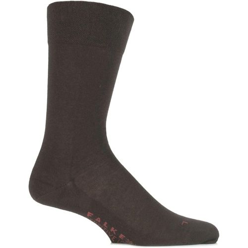 Pair Dark Melange Sensitive London Cotton Left and Right Socks With Comfort Cuff Men's 8.5-11 Mens - Falke - Modalova