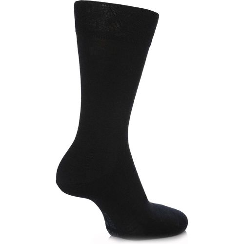 Pair Dark Navy Sensitive Berlin Virgin Wool Left and Right Socks With Comfort Cuff Men's 8.5-11 Mens - Falke - Modalova
