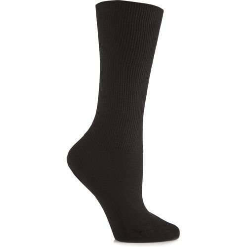 Pair Footnurse Oedema Extra Wide Cotton Socks Ladies 4-7 Ladies - Iomi - Modalova