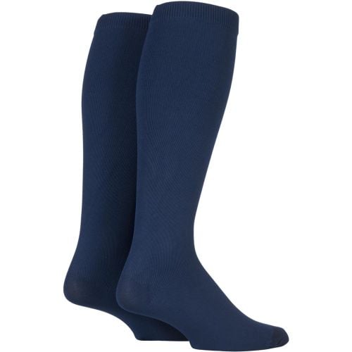 Pair Navy Footnurse Energising Compression Socks Men's 6-11 Mens - Iomi - Modalova