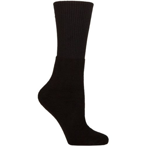 Women's 1 Pair SOCKSHOP Footnurse Inside Out Upside Down Diabetic Bamboo Socks 4-8 - Iomi - Modalova