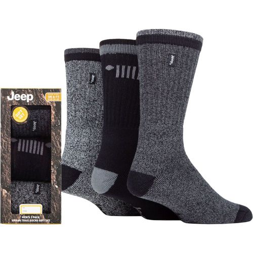 Mens 3 Pair Terrain Leisure Socks Gift Box 2 6-11 Mens - Jeep - Modalova