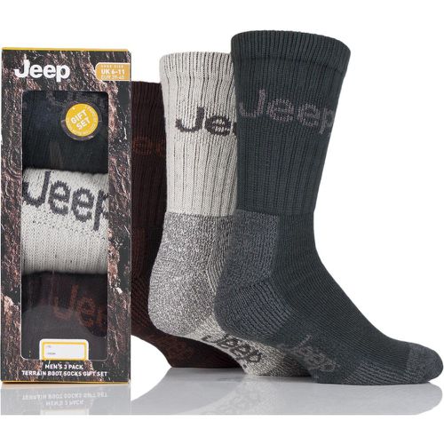 Pair Luxury Terrain Socks Gift Box Men's 6-11 Mens - Jeep - Modalova