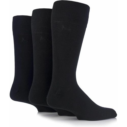 Mens 3 Pair Dunvegan Comfort Cuff Plain Cotton Socks 12-14 - Pringle - Modalova