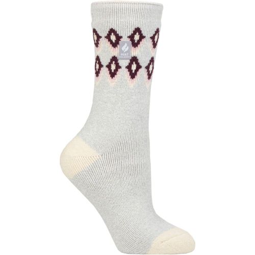 Women's 1 Pair SOCKSHOP 1.6 TOG Lite Patterned and Striped Socks Lourdale Fairisle 4-8 - Heat Holders - Modalova