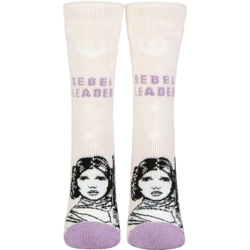 Women's 1 Pair SOCKSHOP Disney Star Wars 1.6 TOG Lite Princess Leia Thermal Socks Light 4-8 - Heat Holders - Modalova