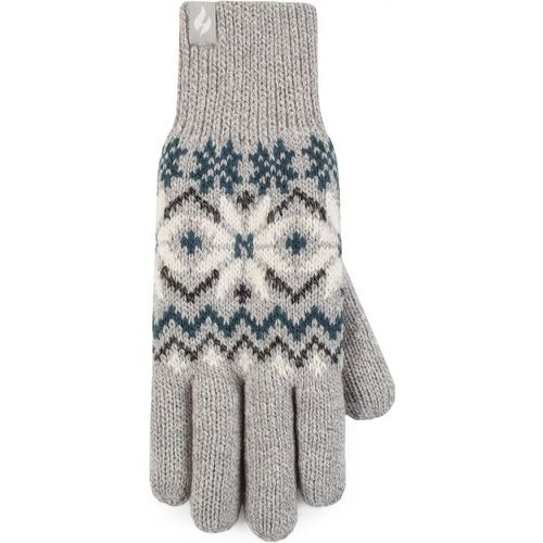 Ladies 1 Pack SOCKSHOP Avens Patterned Gloves Light M/L - Heat Holders - Modalova