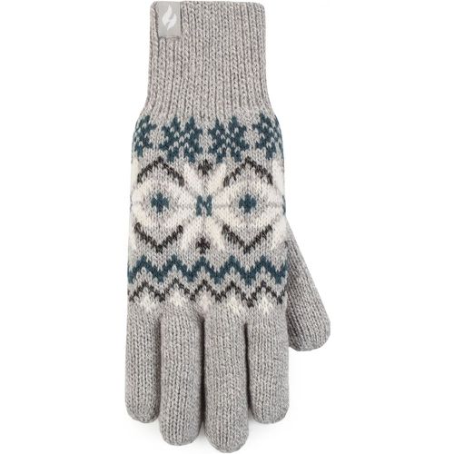 Women's 1 Pack SOCKSHOP Avens Patterned Gloves Light M/L - Heat Holders - Modalova