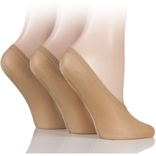 Pair Nude Soft Sheen Shoe Liner Socks Ladies 4-8 Ladies - SockShop - Modalova