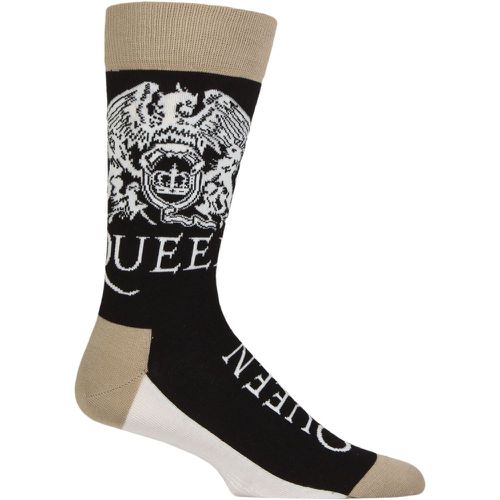 Music Collection 1 Pair Queen Cotton Socks Crest One Size - SockShop - Modalova