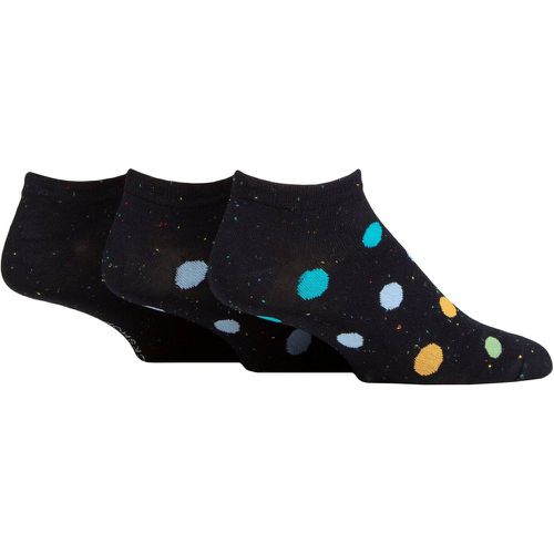 Mens 3 Pair Speckled Bamboo Trainer Socks Spot 7-11 - SockShop - Modalova
