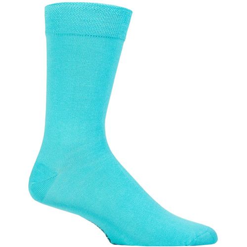 Pair Pure Shores Colour Burst Bamboo Socks with Smooth Toe Seams Men's 12-14 Mens - SockShop - Modalova