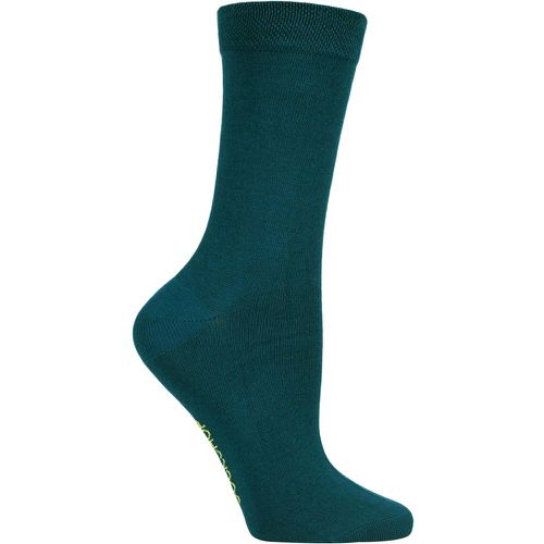 Pair Evergreen Colour Burst Bamboo Socks with Smooth Toe Seams Ladies 4-8 Ladies - SockShop - Modalova