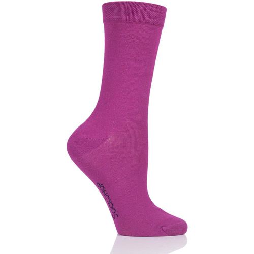 Women's 1 Pair Colour Burst Bamboo Socks with Smooth Toe Seams Kiss From A Rose 4-8 Ladies - SockShop - Modalova