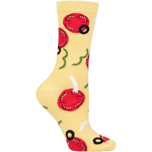 Mens and Women's SOCKSHOP 1 Pair Bamboo Fun & Novelty Socks Pizza 7-11 Mens - Lazy Panda - Modalova