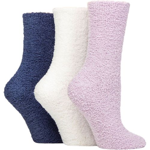 Women's 3 Pair Super Cosy Socks Mauve 4-8 Ladies - SockShop - Modalova