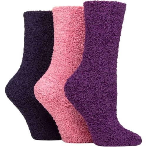 Women's 3 Pair Super Cosy Socks Royal 4-8 Ladies - SockShop - Modalova