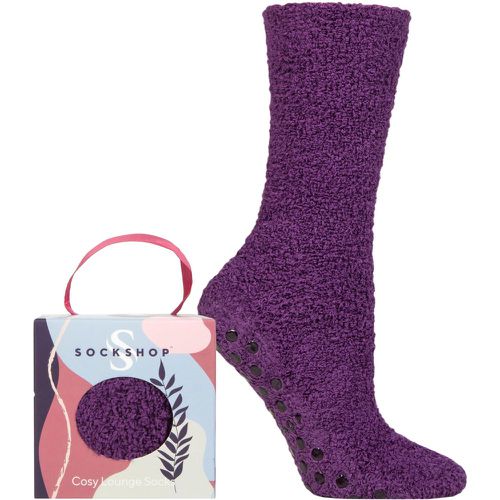 Ladies 1 Pair Chenille & Cosy Gift Boxed Socks 4-8 Ladies - SockShop - Modalova
