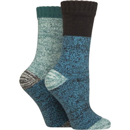 Women's 2 Pair Velvet Soft Boot Socks Storm 4-8 Ladies - SockShop - Modalova