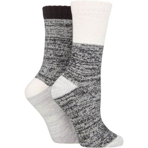 Women's 2 Pair Velvet Soft Boot Socks 4-8 Ladies - SockShop - Modalova