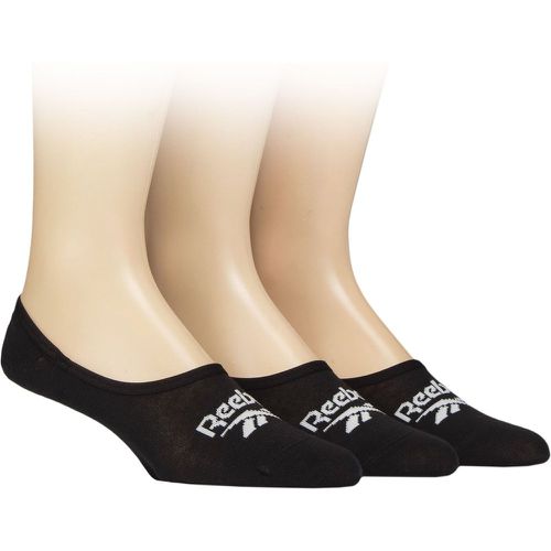 Mens and Ladies 3 Pair Essentials Cotton Ped Socks 8.5-10 UK - Reebok - Modalova