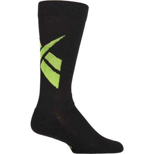 Mens and Women's 1 Pair Technical Recycled Crew Technical Fitness Socks with Arch Support / Green 6.5-8 UK - Reebok - Modalova