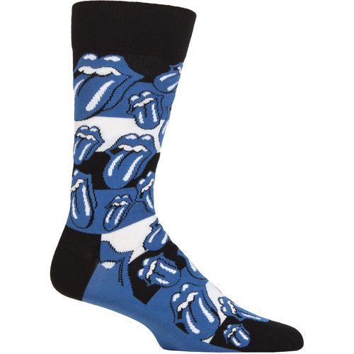 Music Collection 1 Pair The Rolling Stones Cotton Socks Tongues One Size - SockShop - Modalova