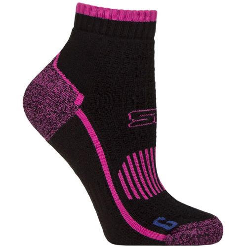 Women's 1 Pair with BlueGuard Skelton Cotton Ankle High Hiking Socks / Cerise 4-8 - Storm Bloc - Modalova