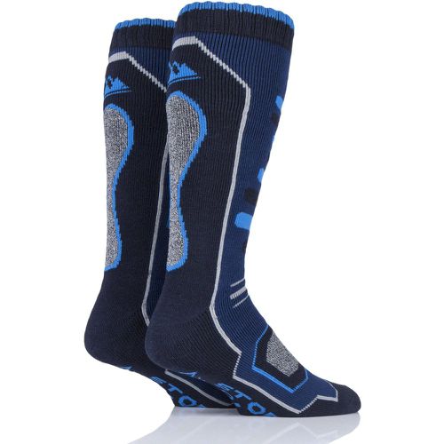 Pair Navy / Blue / Grey Long Leg Snow Socks Men's 6-11 Mens - Storm Bloc - Modalova