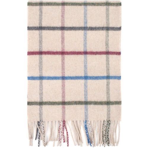 Pack Biscuit and Made In Scotland Check 100% Cashmere Scarf Unisex One Size - Great & British Knitwear - Modalova