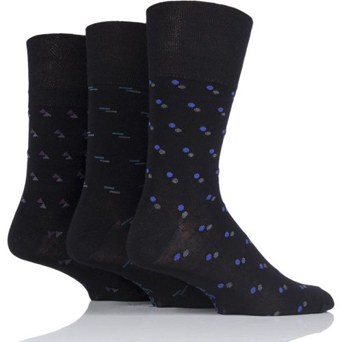 Pair Suit Patterned Bamboo Socks Men's 6-11 Mens - Gentle Grip - Modalova