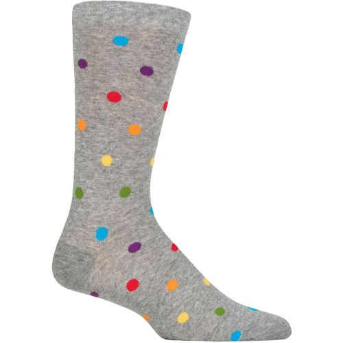 Mens 1 Pair Rainbow Organic Cotton Socks Spot 7-11 Mens - Thought - Modalova