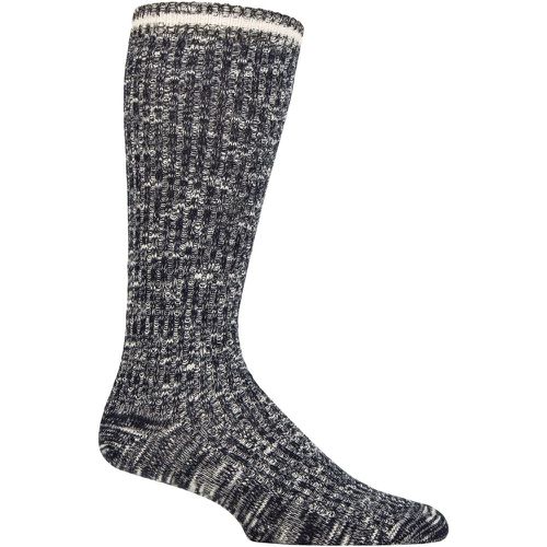 Mens 1 Pair Phillip Organic Cotton Fleck Socks Navy 7-11 - Thought - Modalova