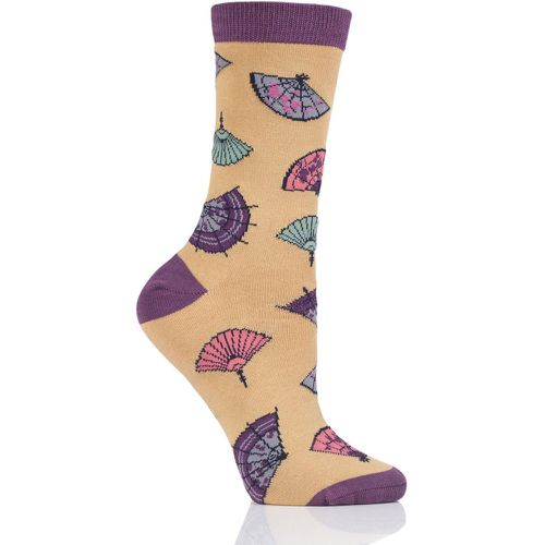 Pair Buttercup Mildred Fan Bamboo and Organic Cotton Socks Ladies 4-7 Ladies - Thought - Modalova