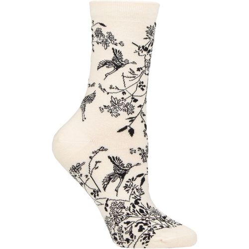 Ladies 1 Pair Fina Bird Organic Cotton Socks 4-7 Ladies - Thought - Modalova