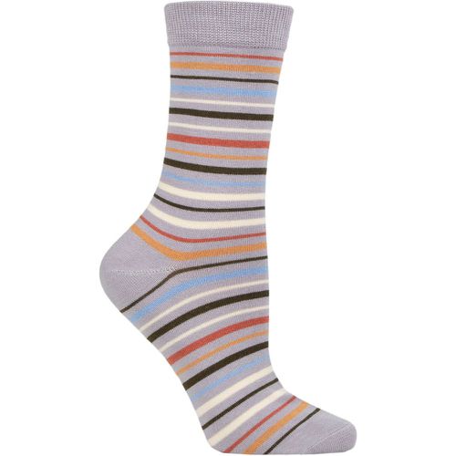 Women's 1 Pair Rainbows Bamboo and Organic Cotton Socks Pebble 4-7 Ladies - Thought - Modalova