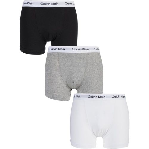 Pack Black / White / Grey Cotton Stretch Trunks Men's Small - Calvin Klein - Modalova
