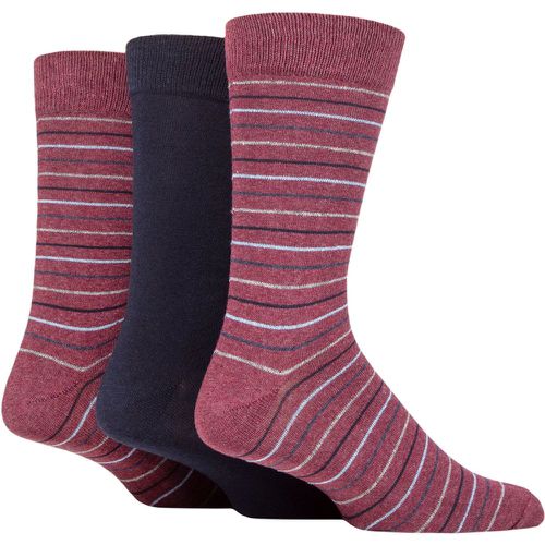 Mens 3 Pair SOCKSHOP 100% Recycled Multi Stripe Cotton Socks Assorted 7-11 Mens - TORE - Modalova