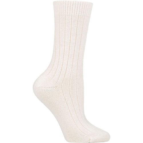 Women's 1 Pair 85% Cashmere Rib Socks Winter 4-7 Ladies - Pantherella - Modalova