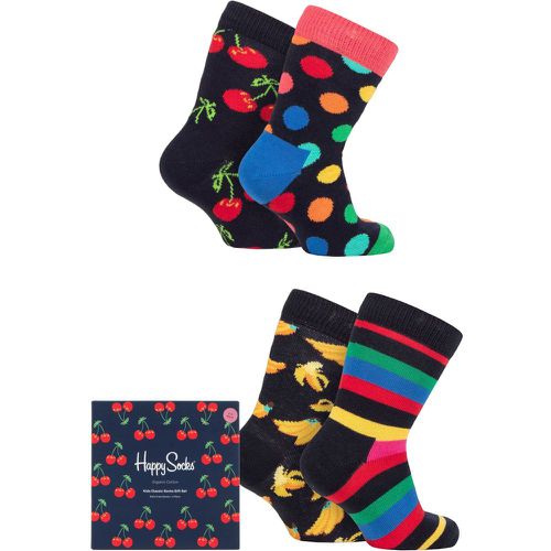 Boys and Girls 4 Pair Gift Boxed Classic Socks Mix 0-12 Months - Happy Socks - Modalova