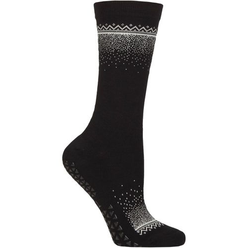 Ladies 1 Pair Jess Grip Socks Shine 3-5.5 Ladies - Tavi Noir - Modalova